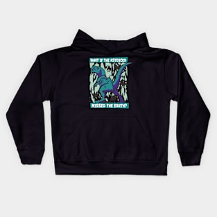 Suspicious T-Rex Design Kids Hoodie